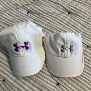 Lot of 2. #underaemour hats. Coldblack